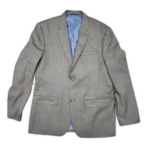 PERRY ELLIS Men's Gray Suit Separate Blazer Size 44 Regular